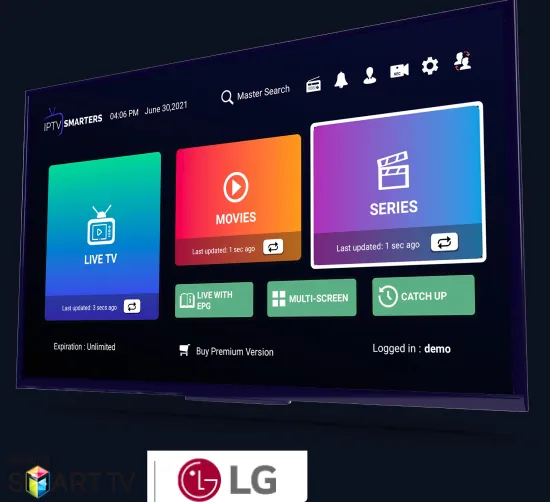 IPTV Smarters Pro sur une Smart TV Samsung / LG