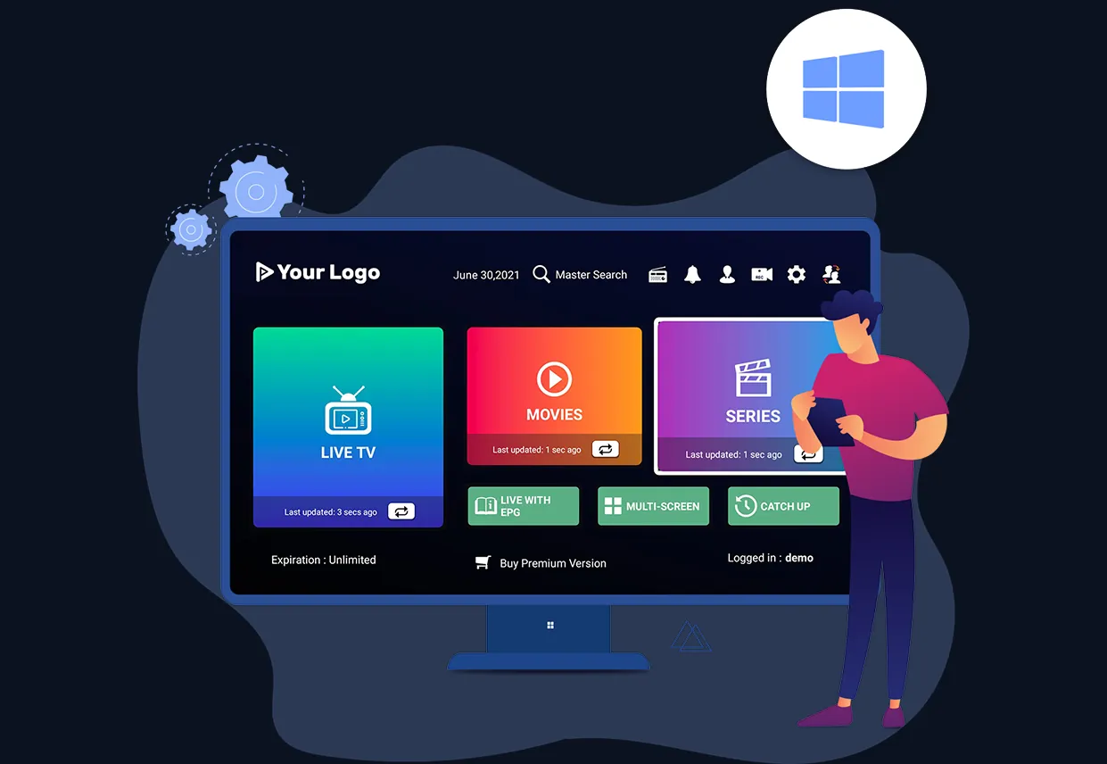 IPTV Smarters Pro sur Windows