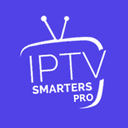 Logo officiel de l'application IPTV Smarters Pro