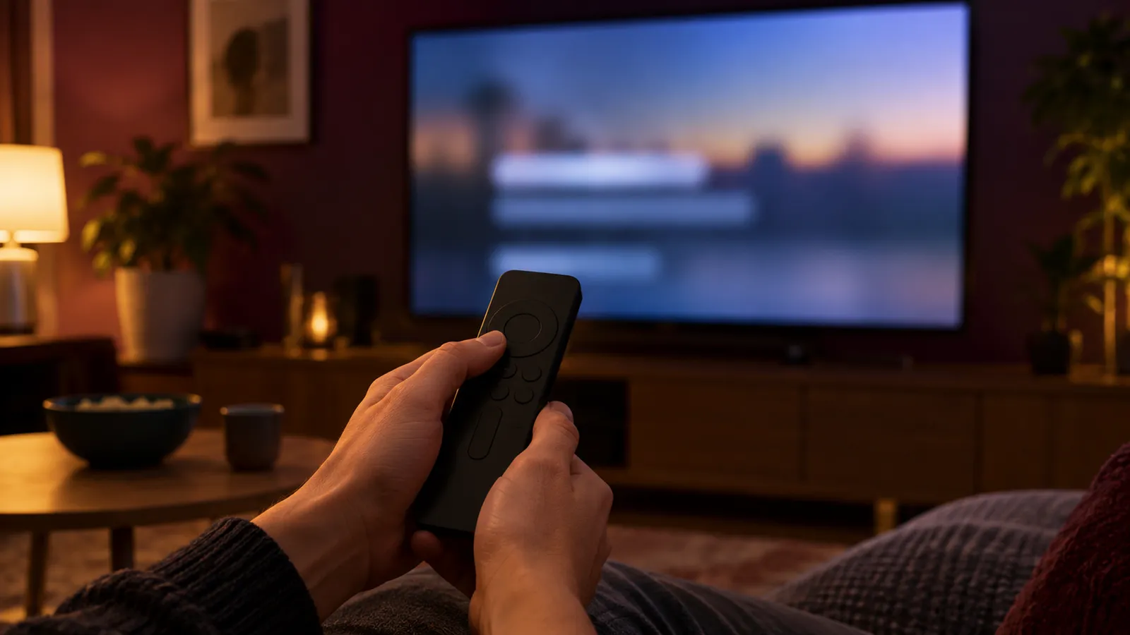 Personne qui se reconnecte à son application IPTV après un renouvellement